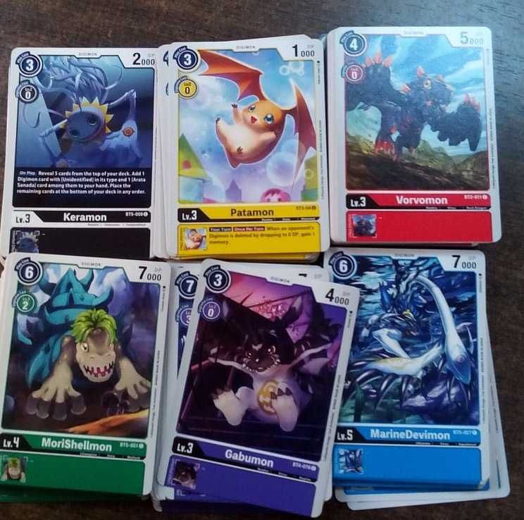 200 cartas Digimon TCG