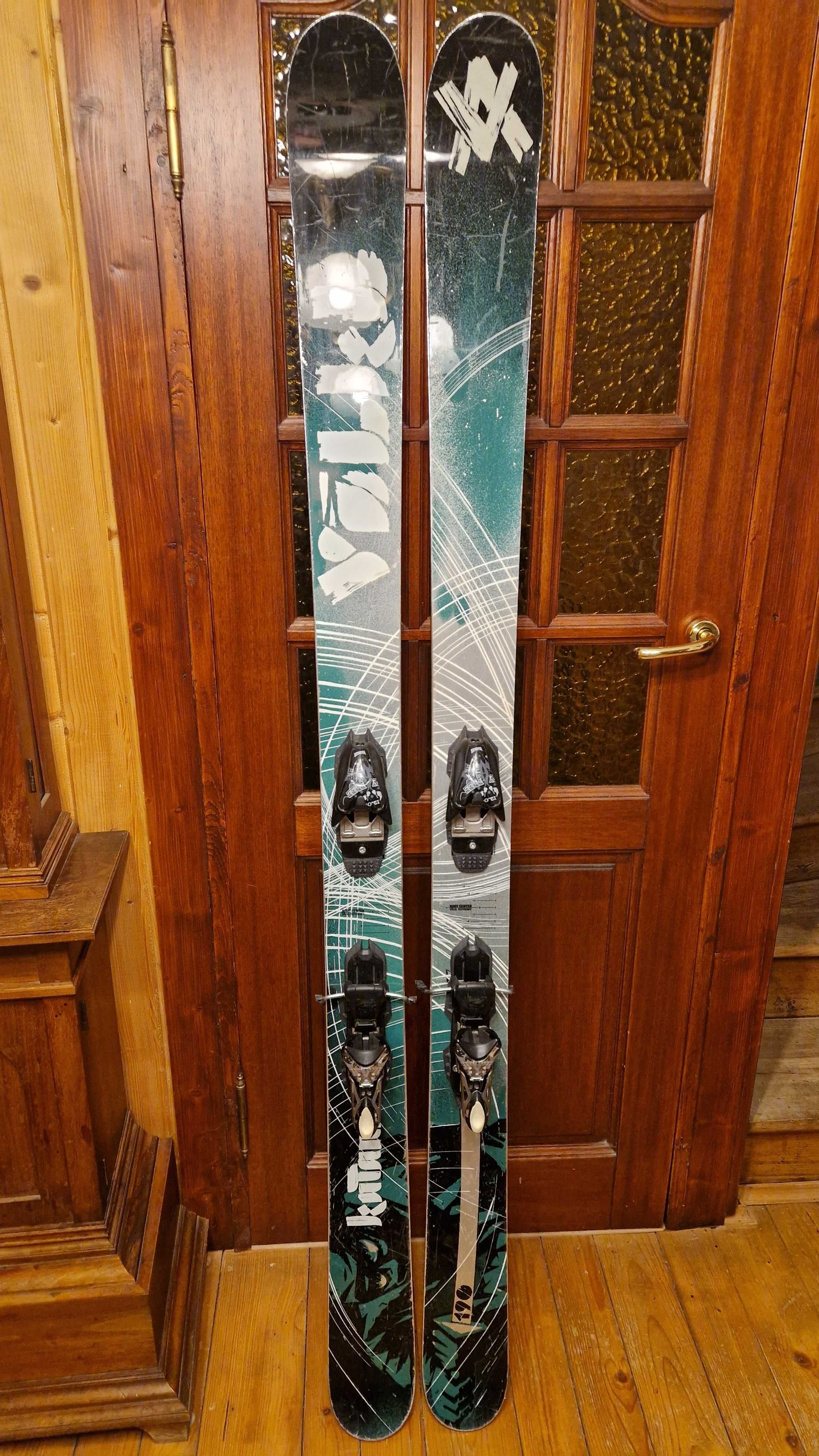Narty Volkl Katana 190 cm freeride szer. 111 mm + wiązania Marker Free