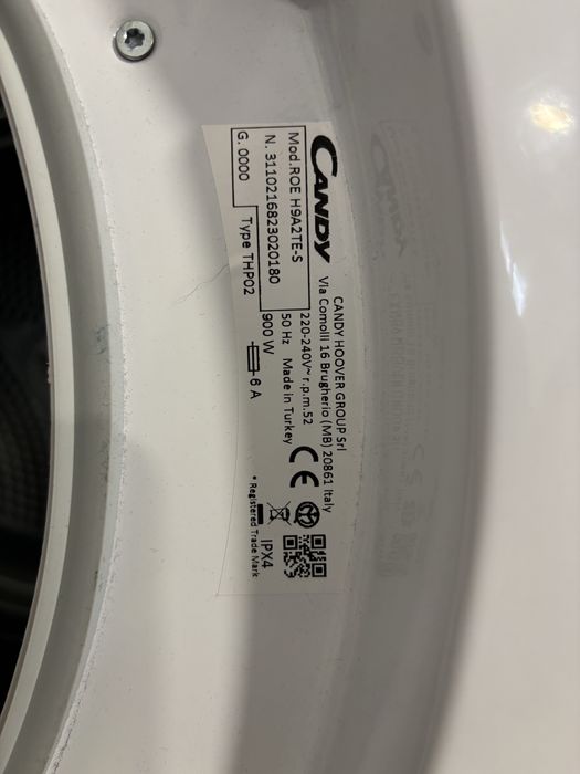 Máquina secar roupa Candy (ROE H9A2TE-S)