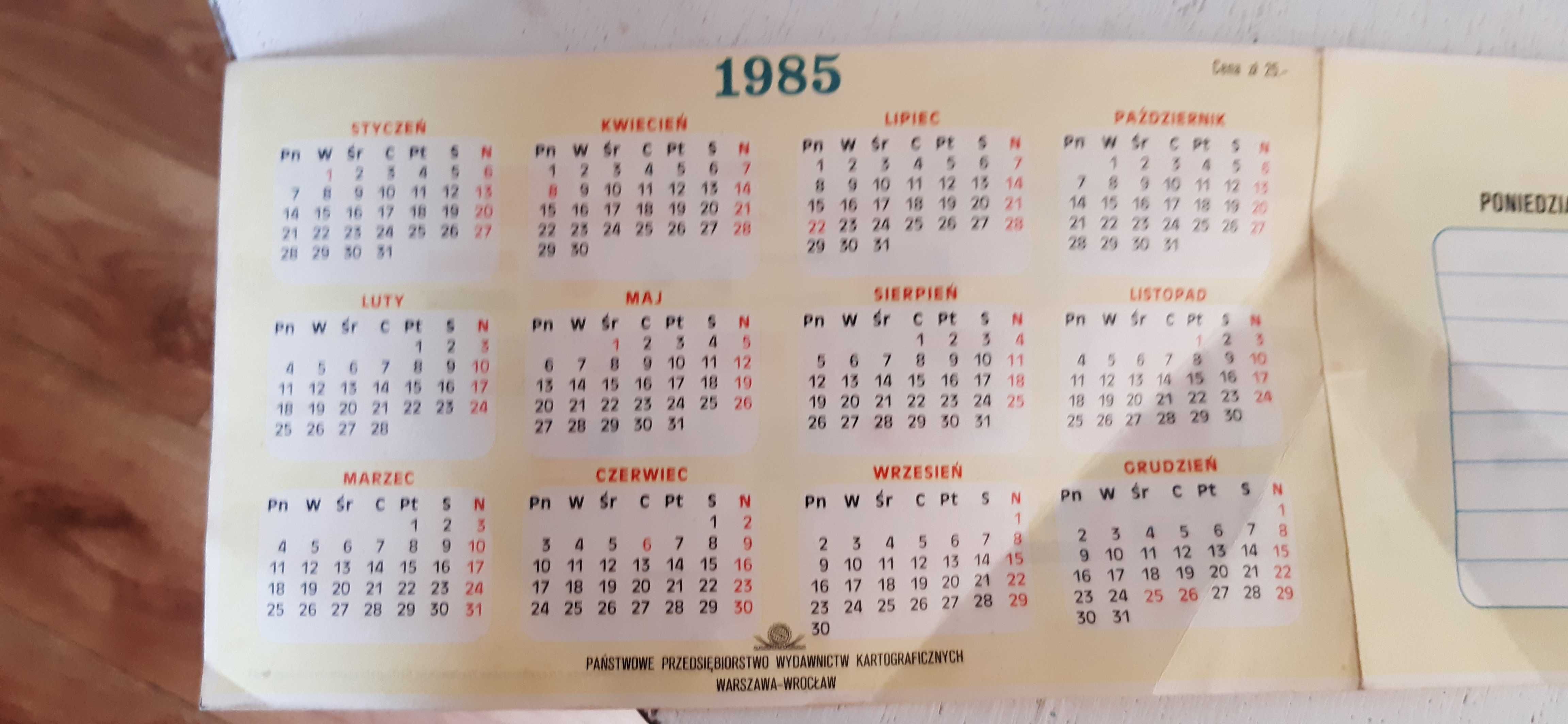 flagi państwowe, plan lekcji 1985rok, gratka dla kolekcjonerów prl