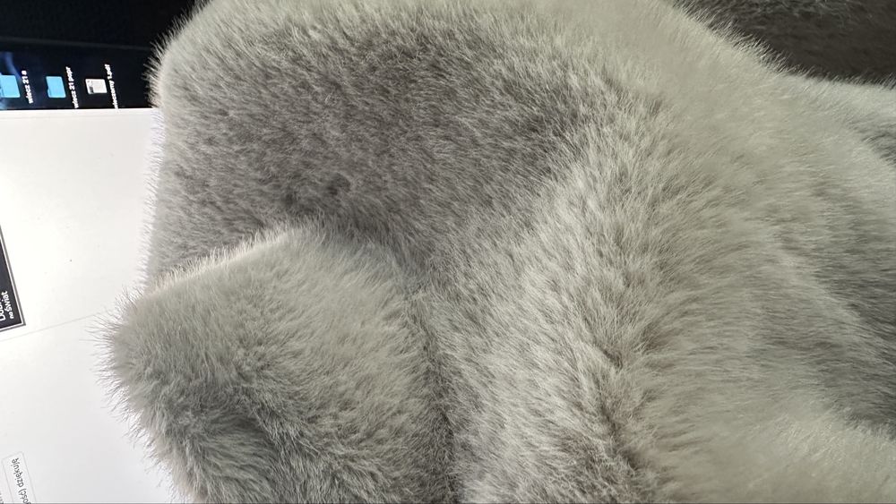 Piekne futerko sztuczne norki żakiet kurtka płaszcz futro old money