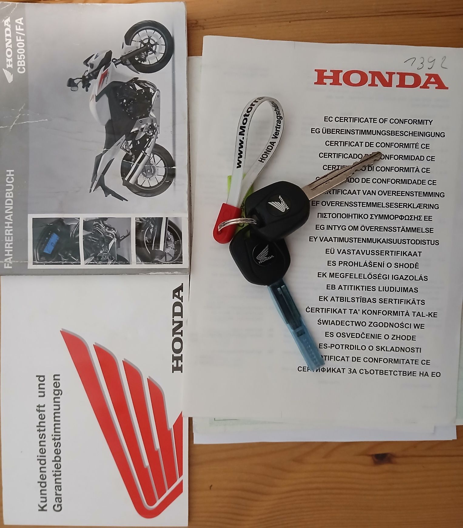 Honda cb500fa cb500f na A2 jak nowa 18tys km 35kw ABS cbf 500 hornet )