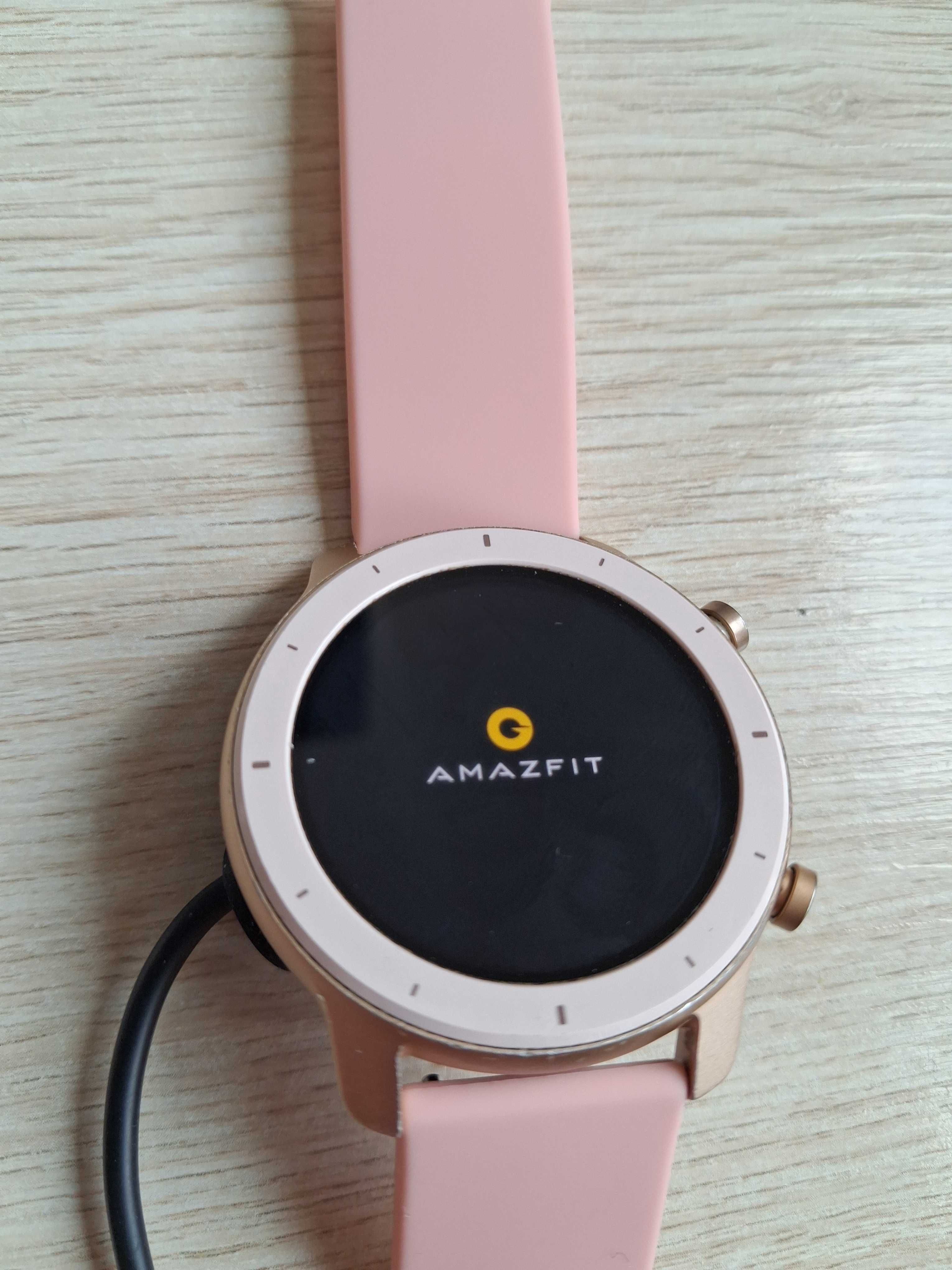 Smartwatch Zegarek Opaska Amazfit GTR A1910 Różowy uszkodzony komplet