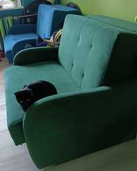 Łóżko sofa fotel  80x180 że skrzynią na pościel