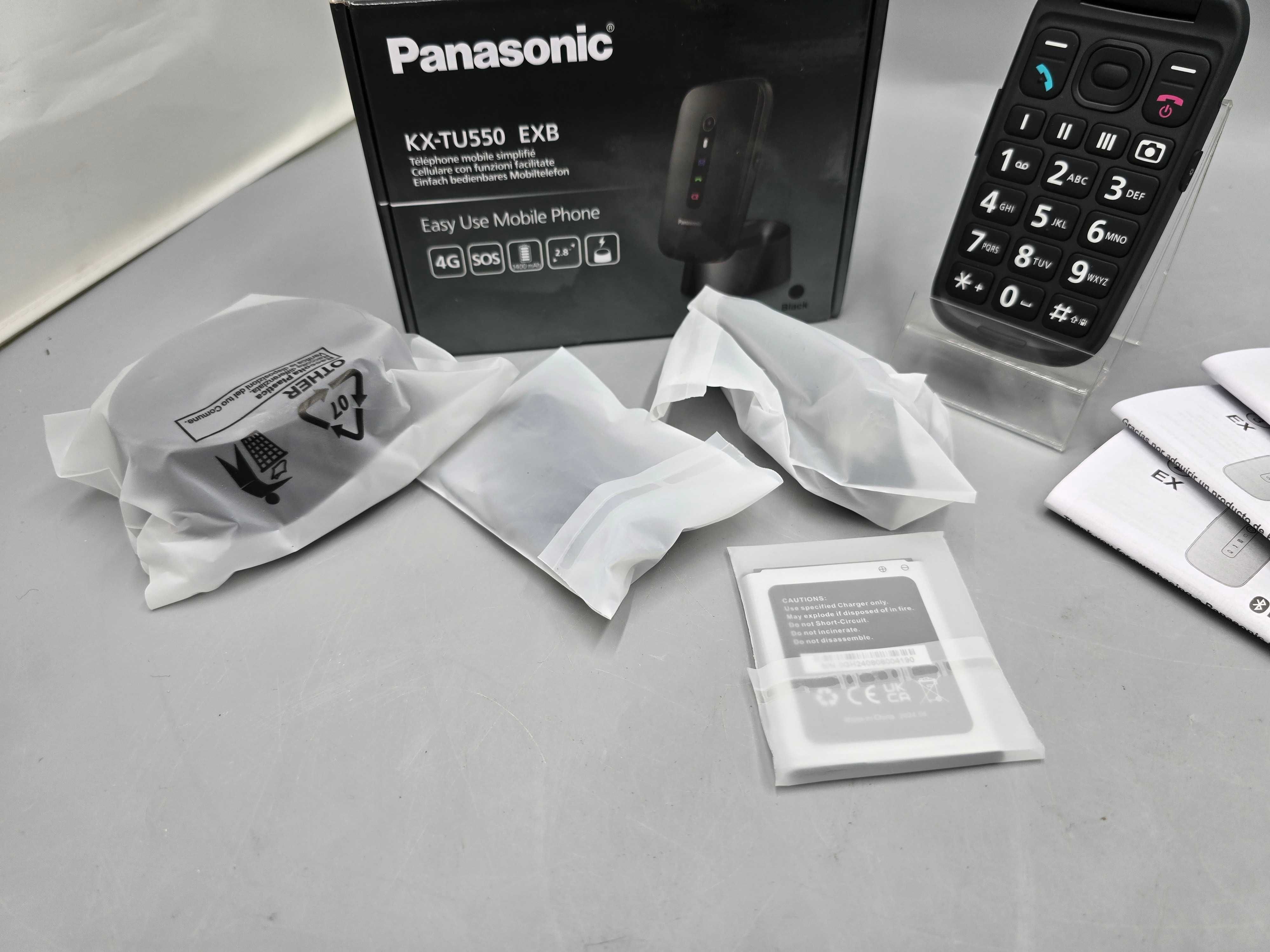 Panasonic KX-TU550 TELEFON DLA SENIORA Z KLAPKĄ od loombard krotoszyn