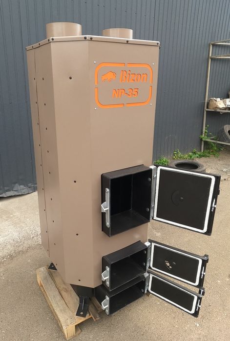 ‼АКЦІЯ Теплогенератор Бізон(Bizon). Теплогенератор на Дровах 35-70кВт‼