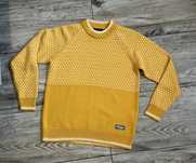 Damski sweter BERGANS OF NORWAY Alvdal Wełna Merino roz M Stan Perfekt