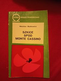 Melchior Wańkowicz Szkice spod Monte Cassino 1974 książka PRL vintage