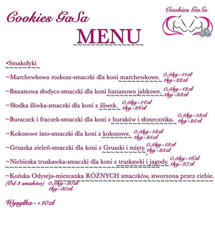 Smakołyki cookies GaSa - tydzień JEŹDZCÓW     7-13 marca