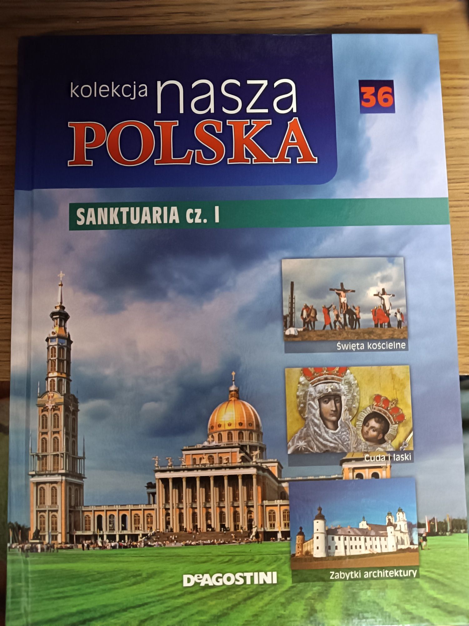 Książki kolekcja Nasza Polska de agostini