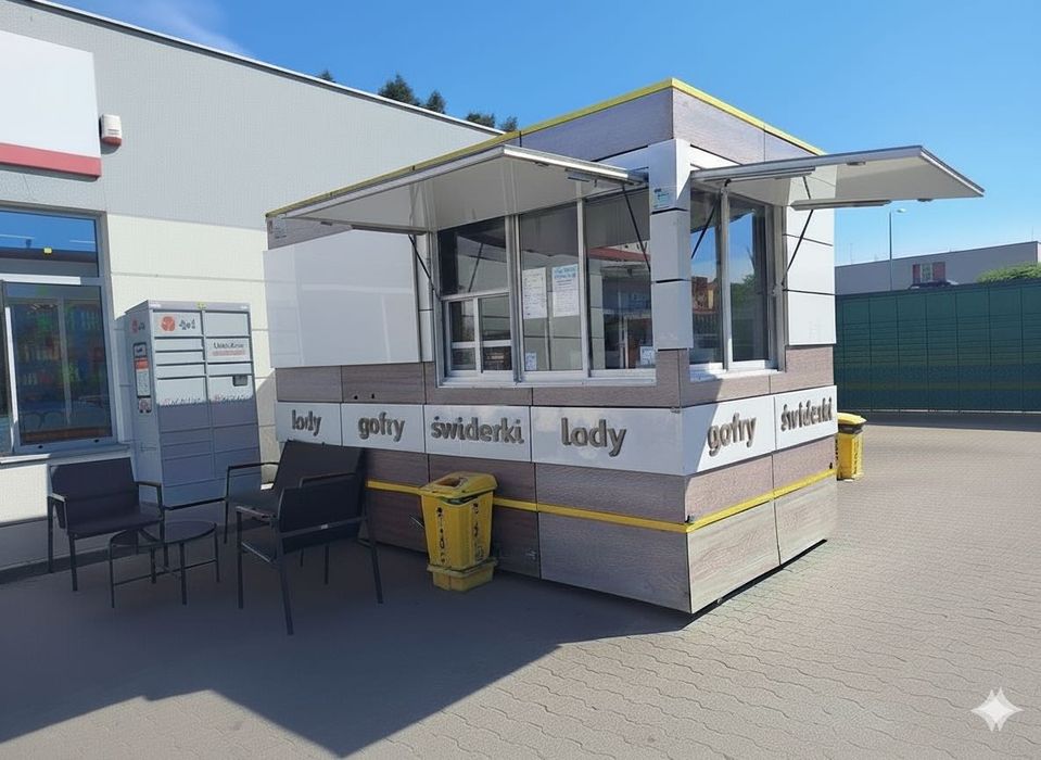 !OKAZJA! Przyczepa gastronomiczna całoroczna lody , kołacze