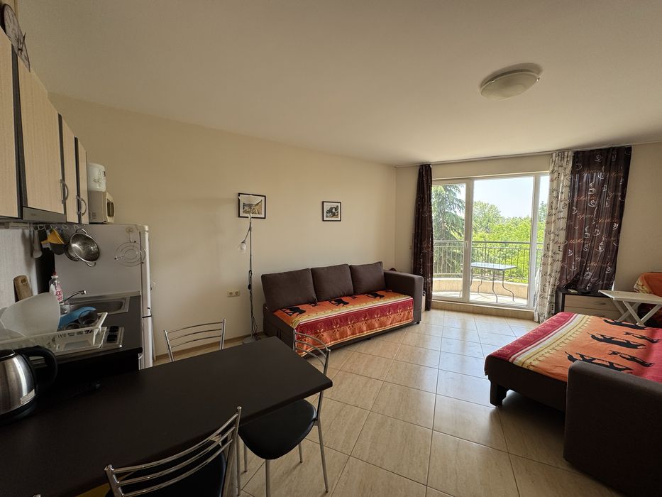 Студия с видом на море, Ахелой, Солнечный берег, Несебр, Болгария