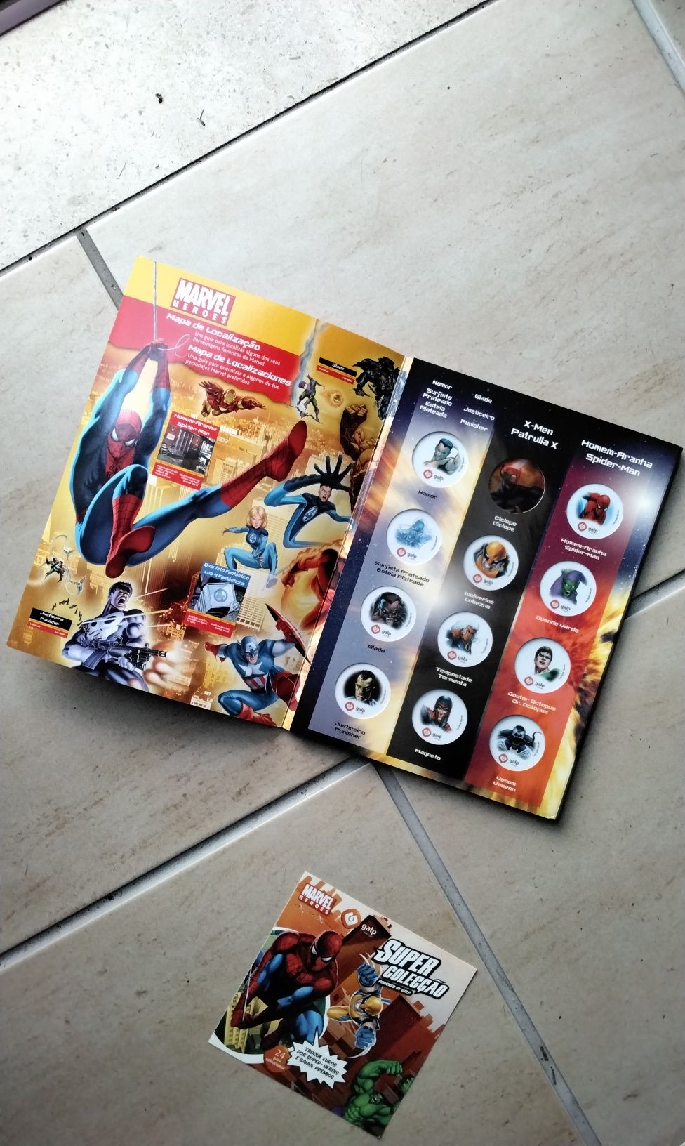 Colecção completa dos Herois da Marvel