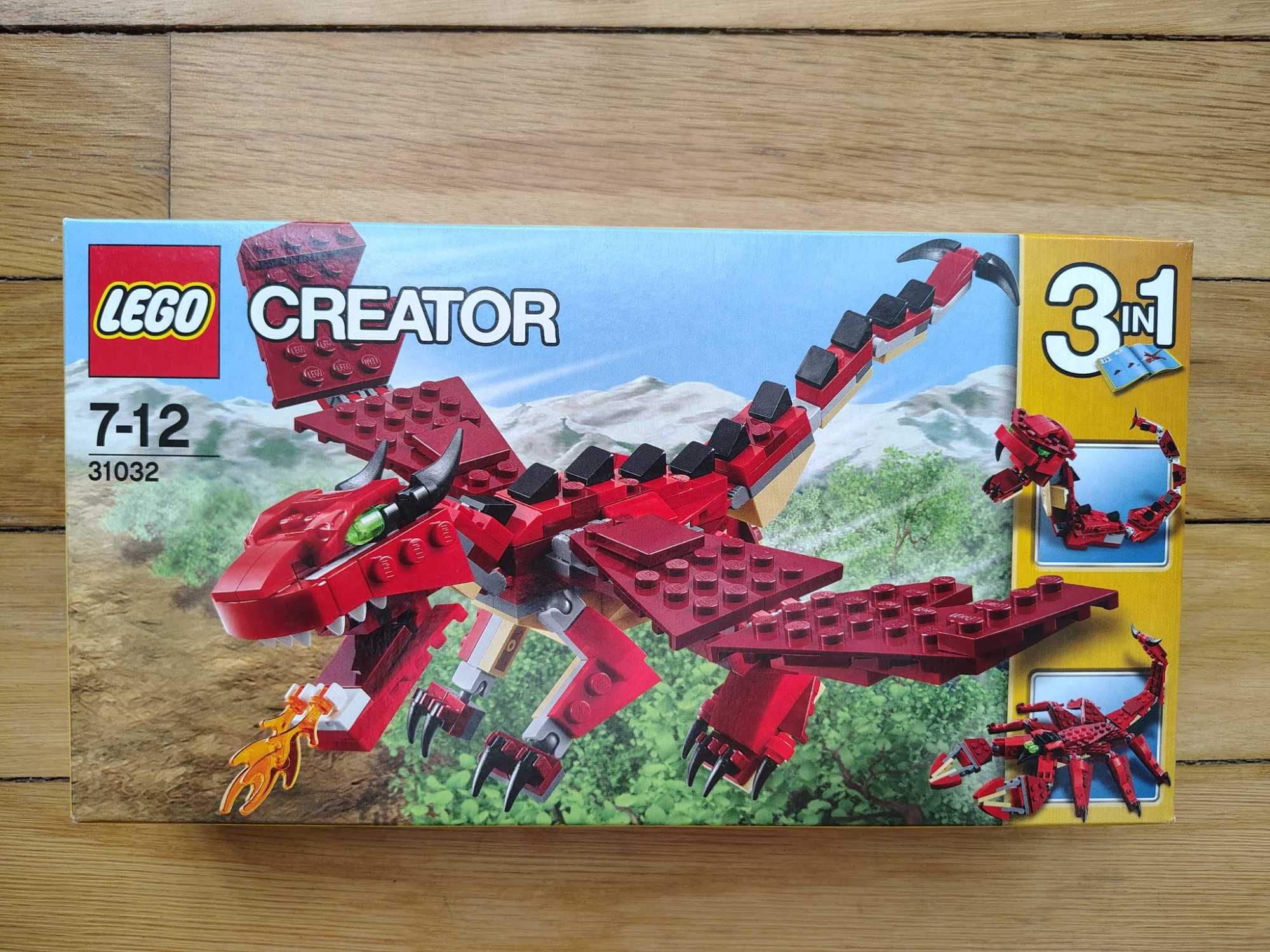 LEGO Criaturas Vermelhas 31032 – Novo, Raro e Selado!