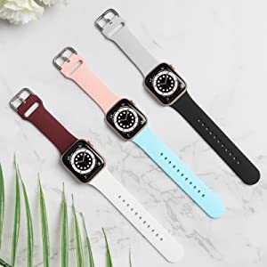 Pasek do smartwatcha iWatch, 11-pak, silikonowy