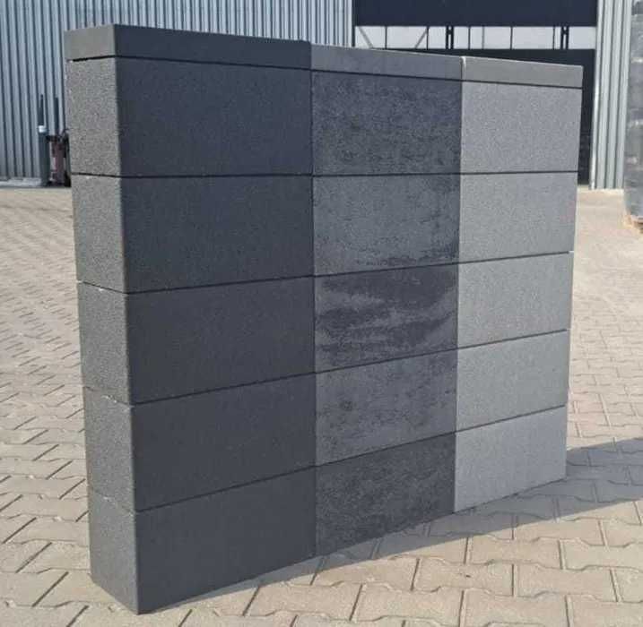 Pustak ogrodzeniowy konekt bruk 50x20x20 ogrodzenie betonowe