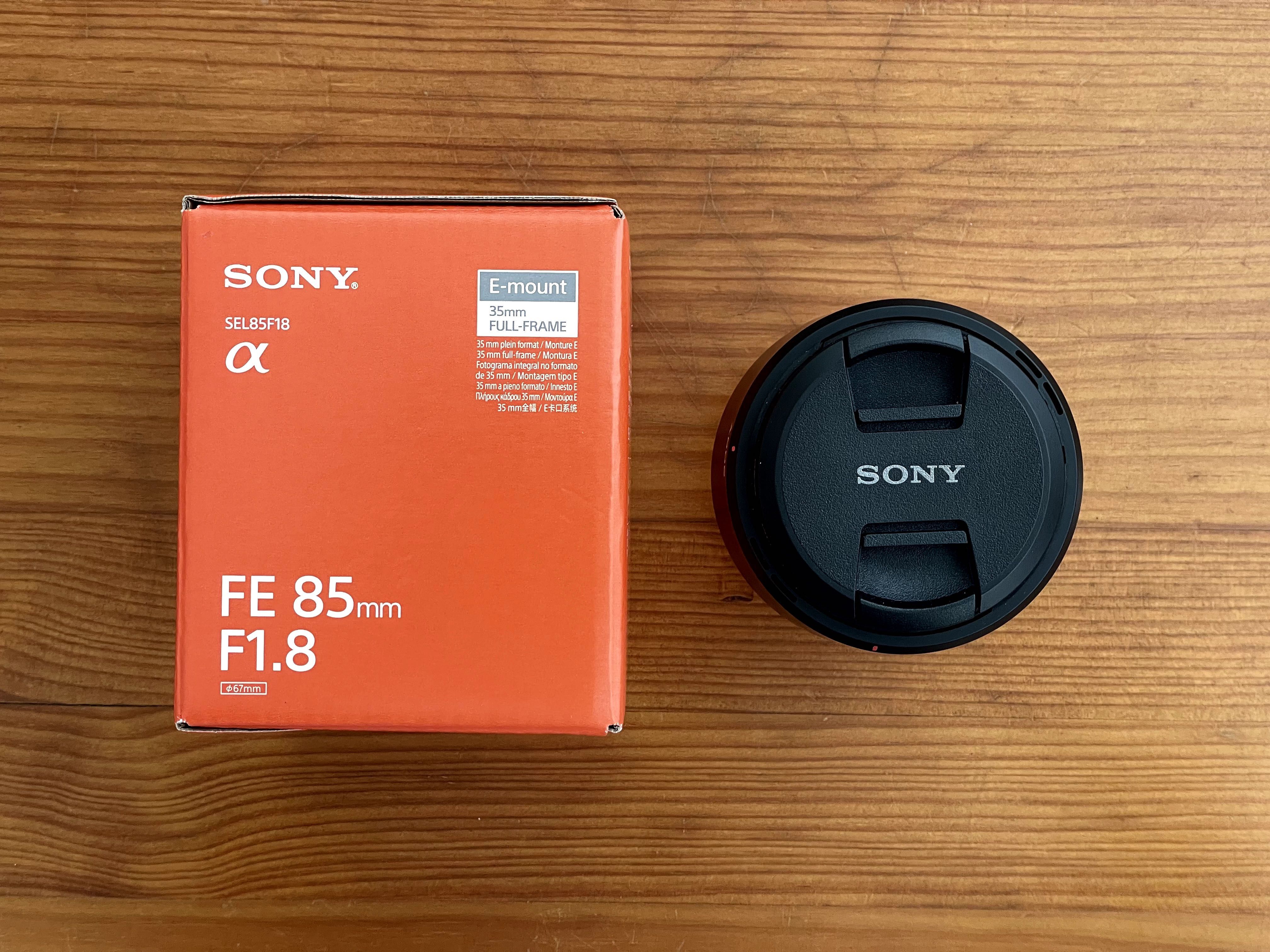 Objetiva Sony FE 85mm f/1.8
