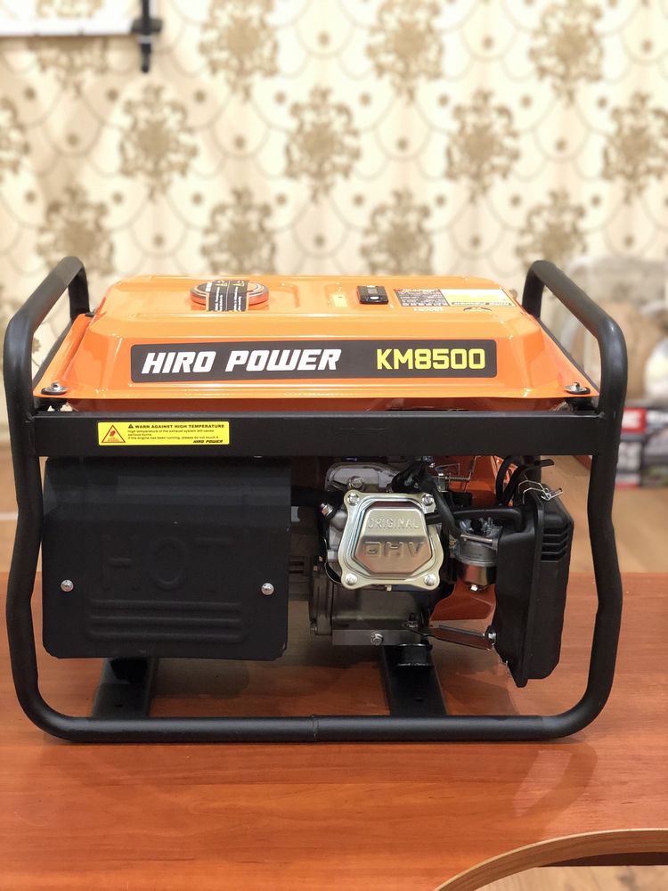 ‼️Распродажа ‼️бензиновый‼️ генератор HIRO POWER KM8500 медная обмотка