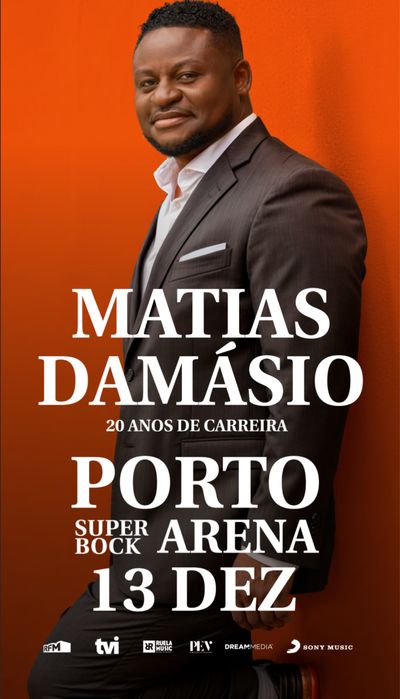 Vendo 2 bilhetes para Matias Damásio Porto 13 de dezembro