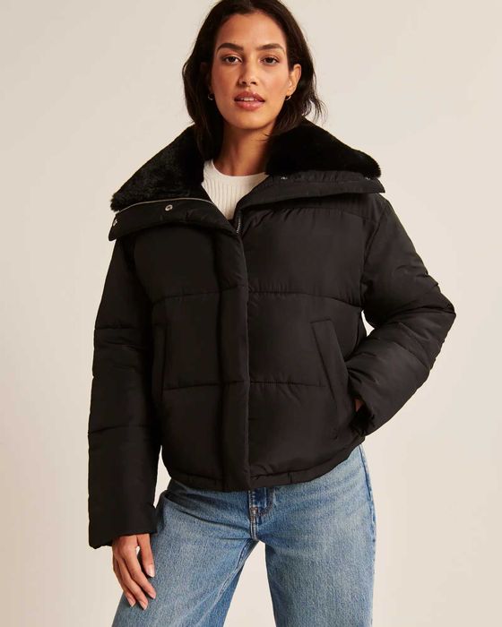 Лёгкий пуховик Abercrombie & Fitch Аберкромби (р. L) Оригинал