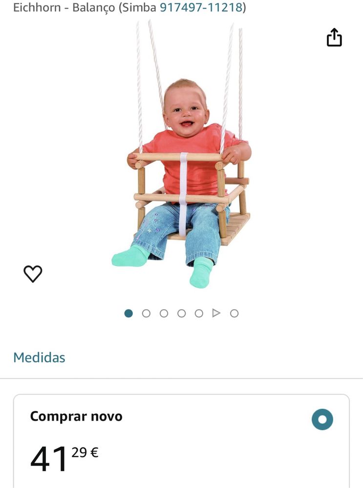 Baloiço para bebés