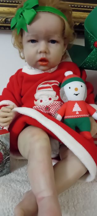 Reborn bastante grande e pesado 18 a 24 meses