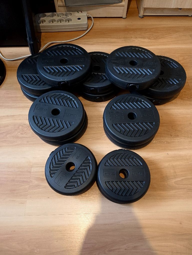 Zestaw hantli HMS SGN140 6w1 (2x20 kg)