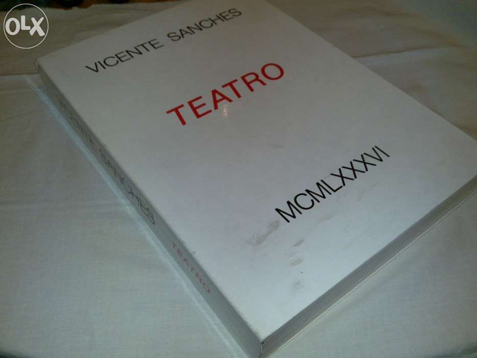 teatro (vicente sanches) mcmlxxxvi-10 peças - 1986 livro raro