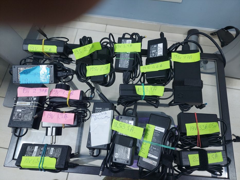 Продам блоки питания различного вольтажа и ампеража..Зарядки для  тел.