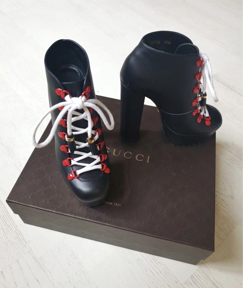 Ботильоны женские GUCCI, Gucci Kayla boots, ботинки Gucci