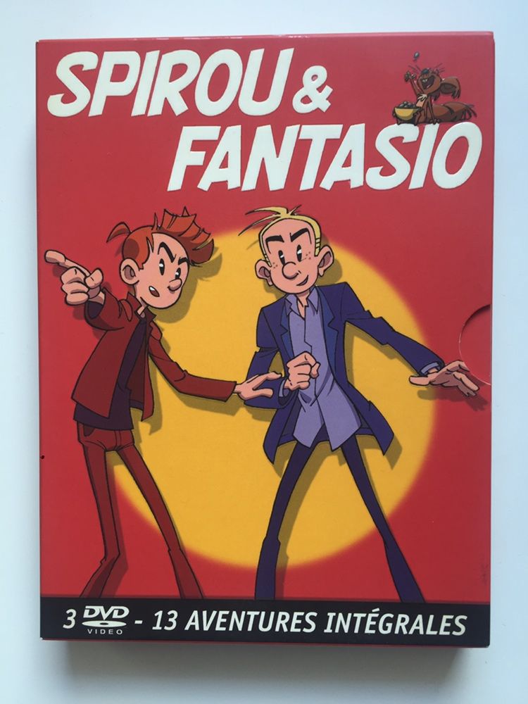 Spirou & Fantasio. 3 x DVD. Kolekcjonerskie.