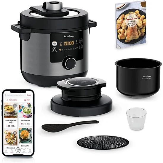 Moulinex Turbo Cuisine & Fry CE778810 Multi-Coccion Pot 7.6 L 1450 W