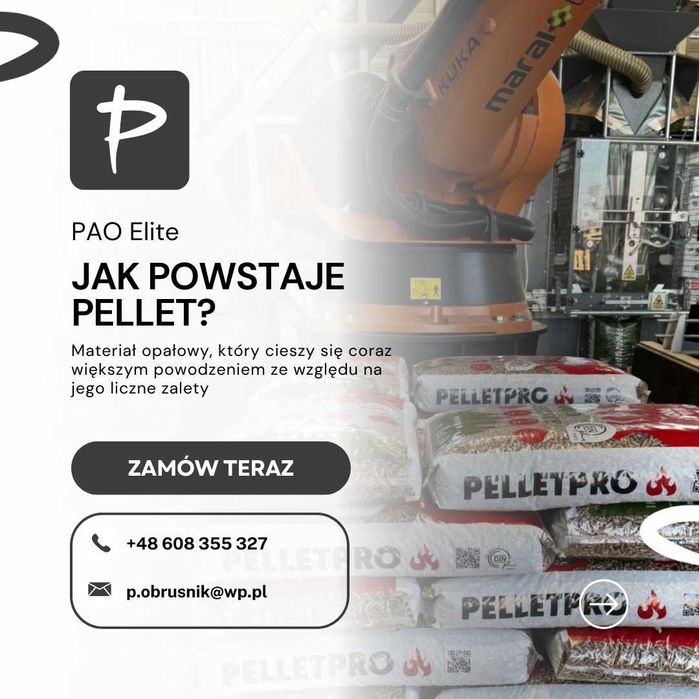 Certyfikowany Pellet drzewny, DINplus / A1, PelletPro. TRANSPORT!