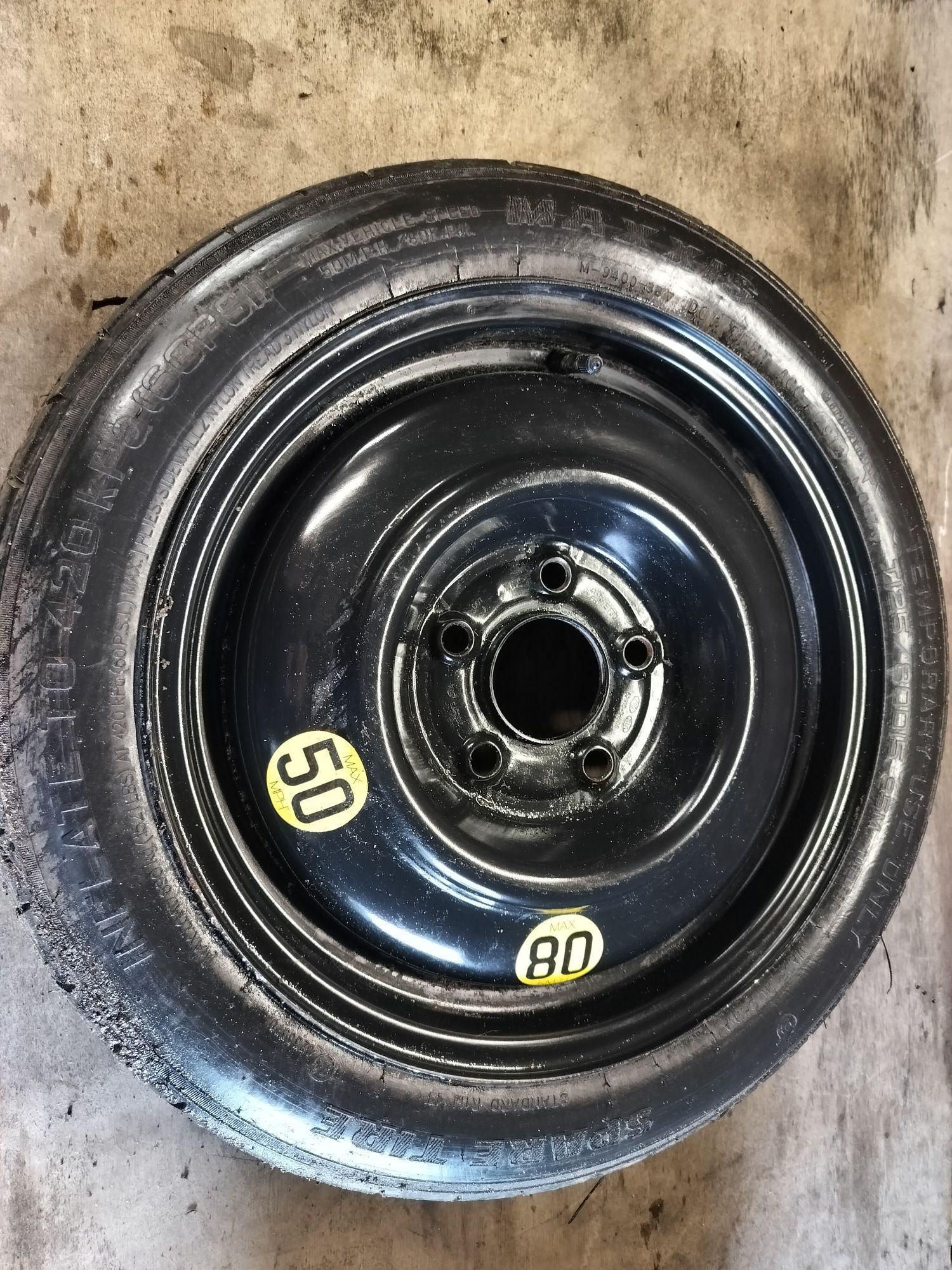Koło dojazdowe zapas klucze Kia Hyundai 5x114,3