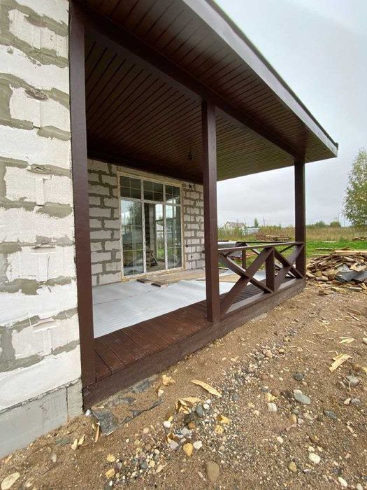 Будівництво будинків. Строительство. Кладка стен, фундамент