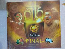 Programa/revista oficial da UEFA euro 2004 final