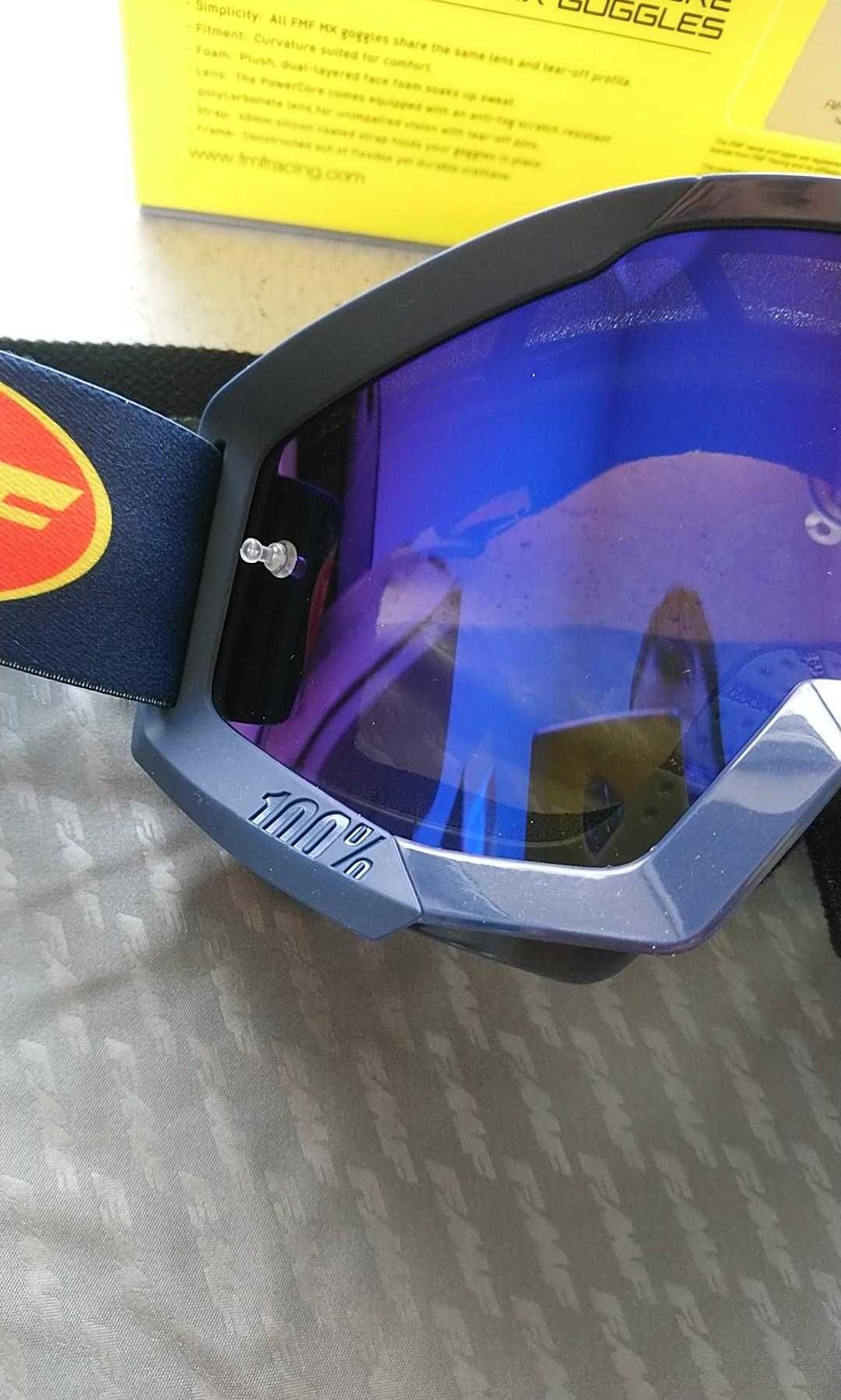 Gogle offroad FMF Powercore 100% STRATA