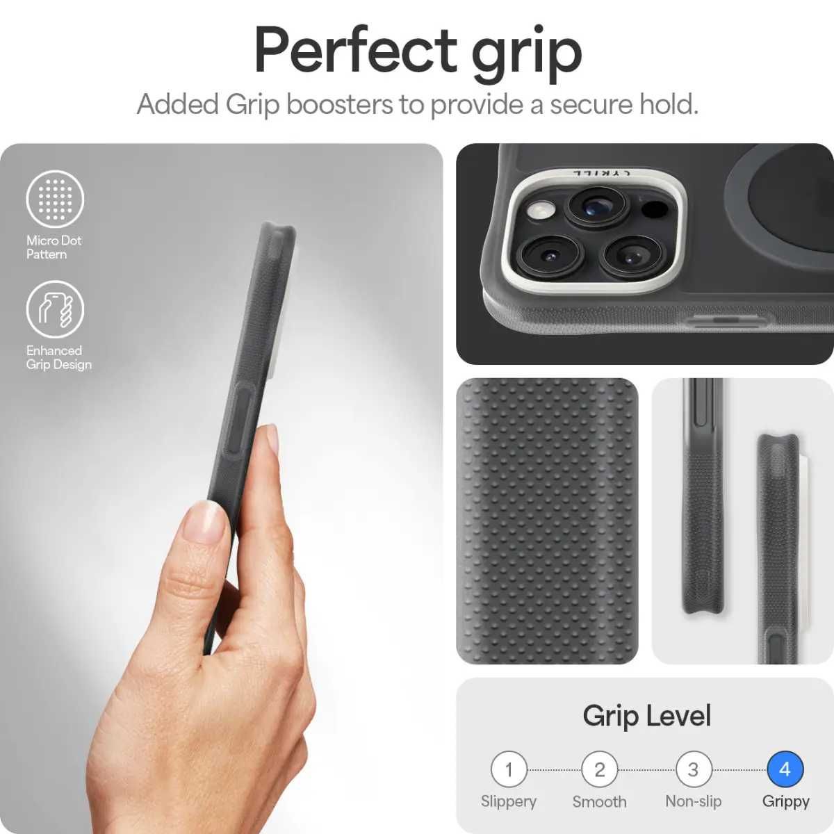 Чехол Cyrill Ultra Sheer Mag для iPhone 16 Pro Max Space Gray