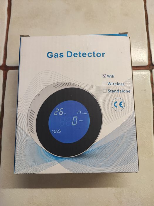 Wi-Fi датчик витоку газу і температури Tuya Gas sensor S7