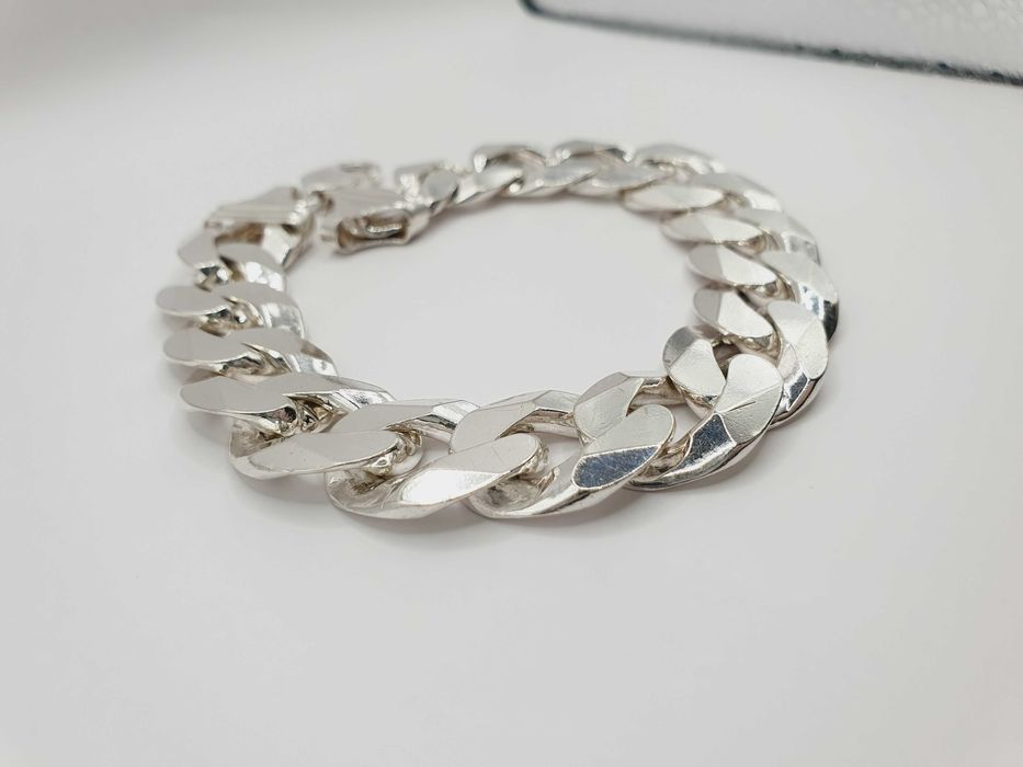 Bransoletka Srebro 925 Pancerka Stan: jak nowa