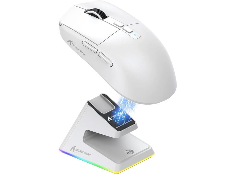 Myszka gamingowa Attack Shark x6 Dock PAW-3395