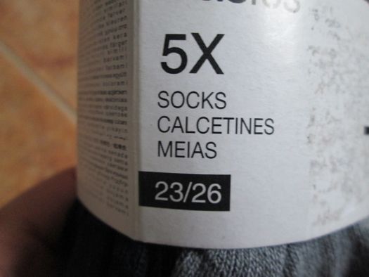 Meias novas tamanho 23/26