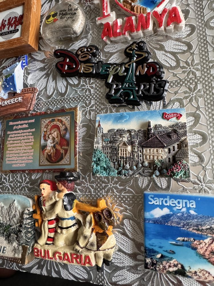 Magnesy na lodówkę kolekcja zestaw 55 sztuk
