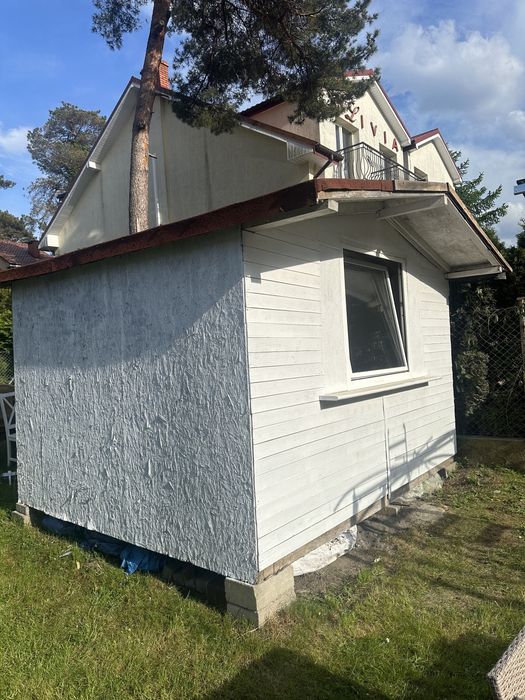 Budka domek letniskowy pawilon kiosk stróżówka sklepik garaż okazja