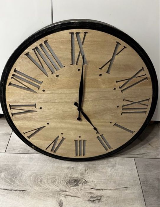 Drewniany zegar ścienny 60CM
