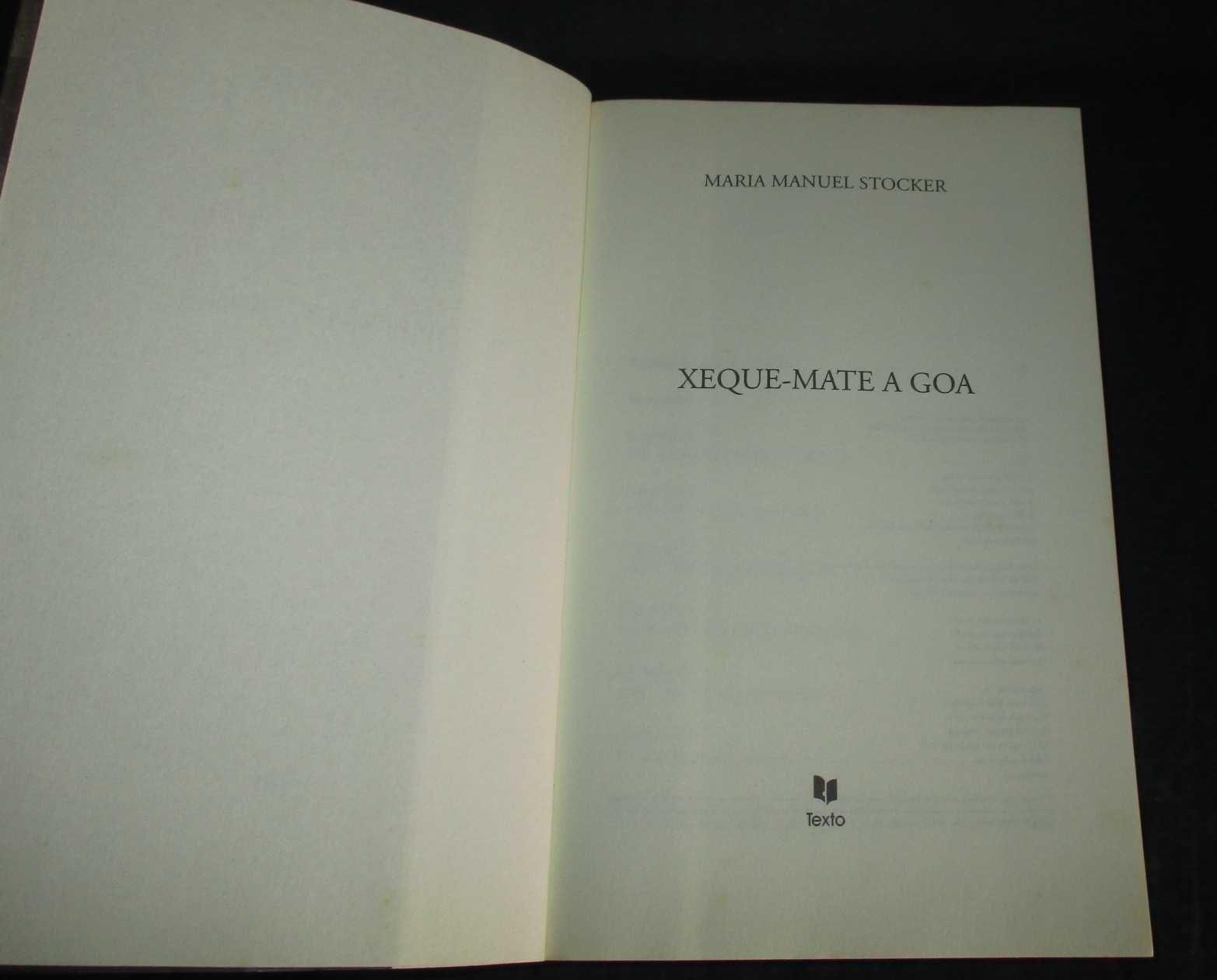 Livro Xeque-Mate a Goa Maria Manuel Stocker