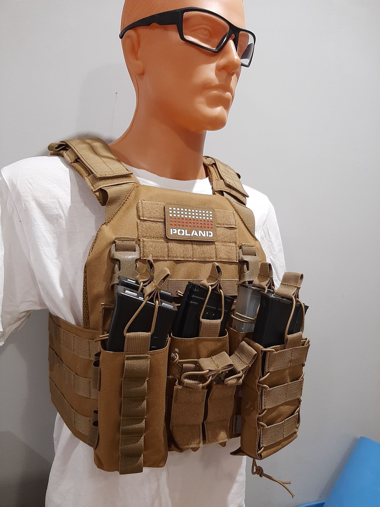 NOWA Plate Carrier SUPER jakość kamizelka na płyty SAPI taktyczna