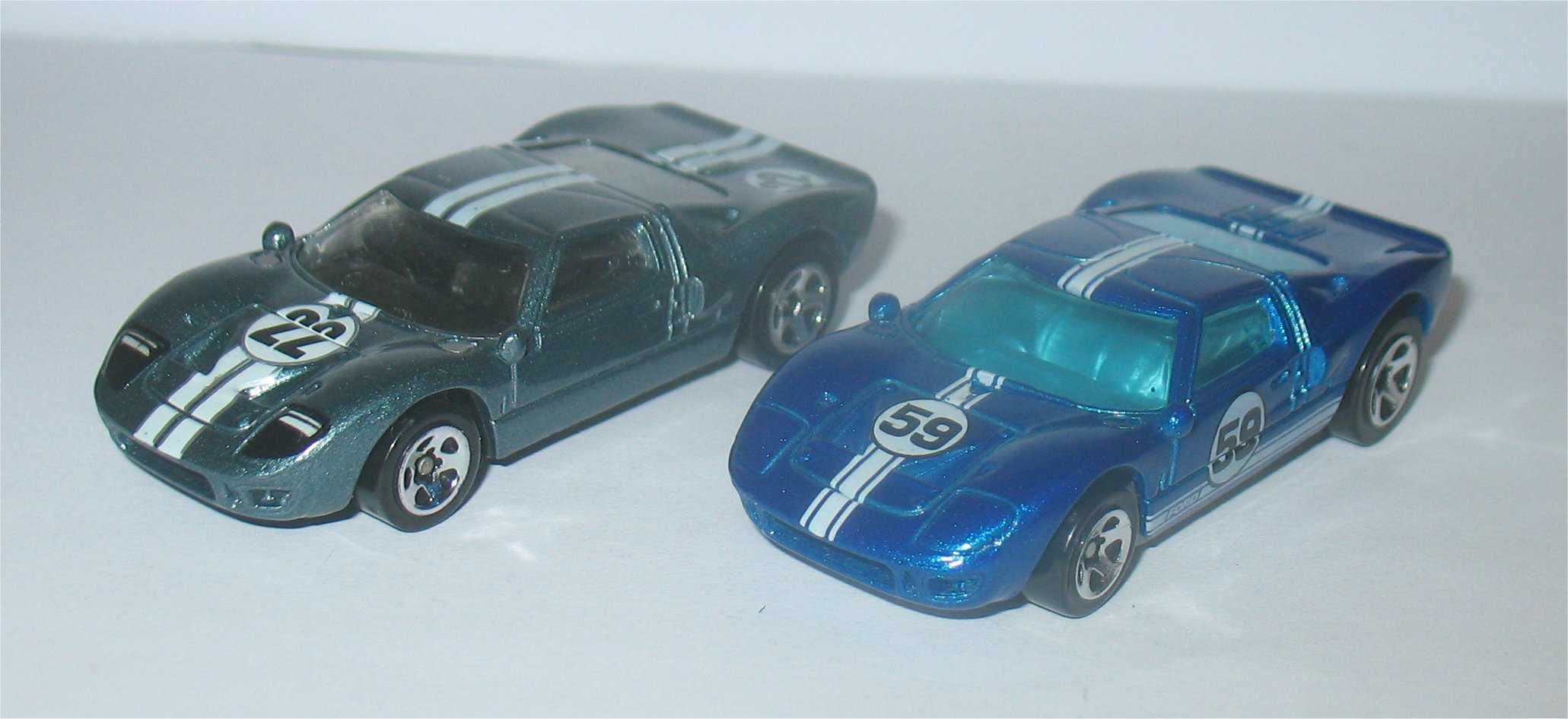 Hot Wheels - 2 Ford GT-40 (1999 e 2007)