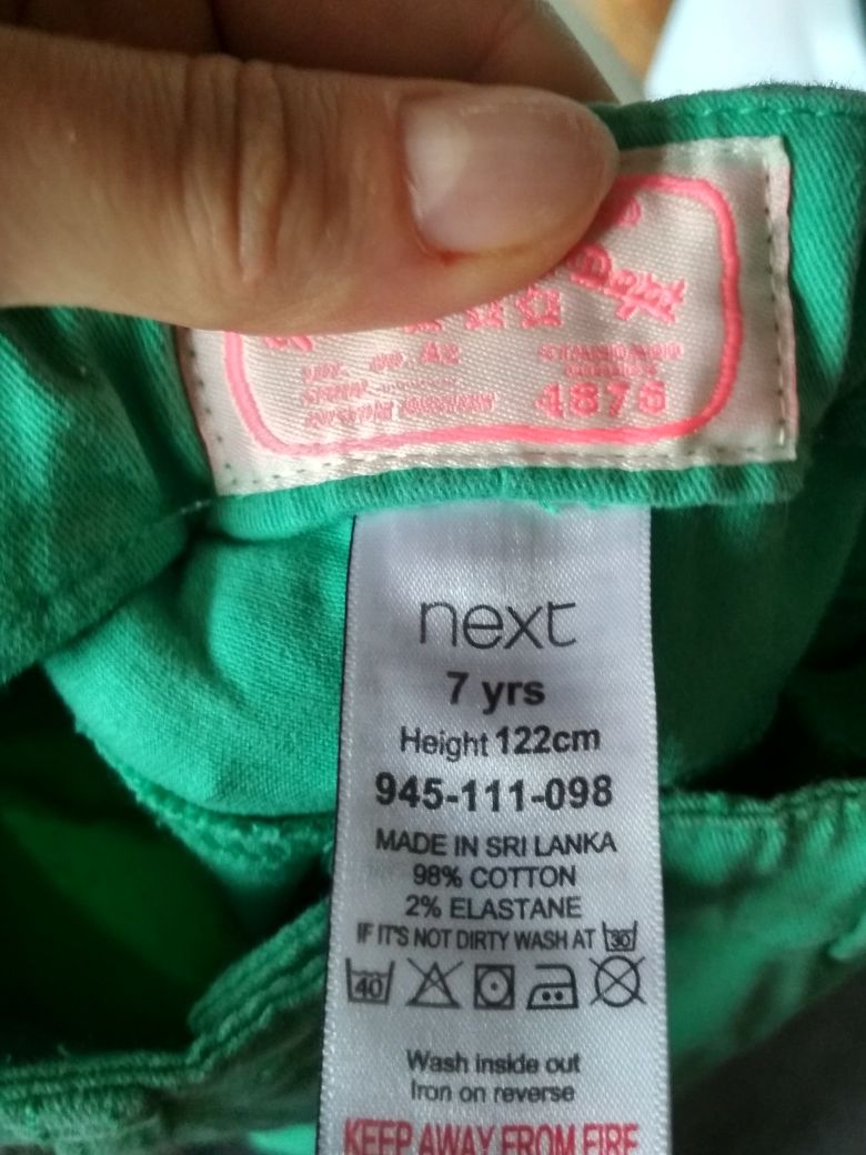 Штаны джинсы Next на девочку 7 лет