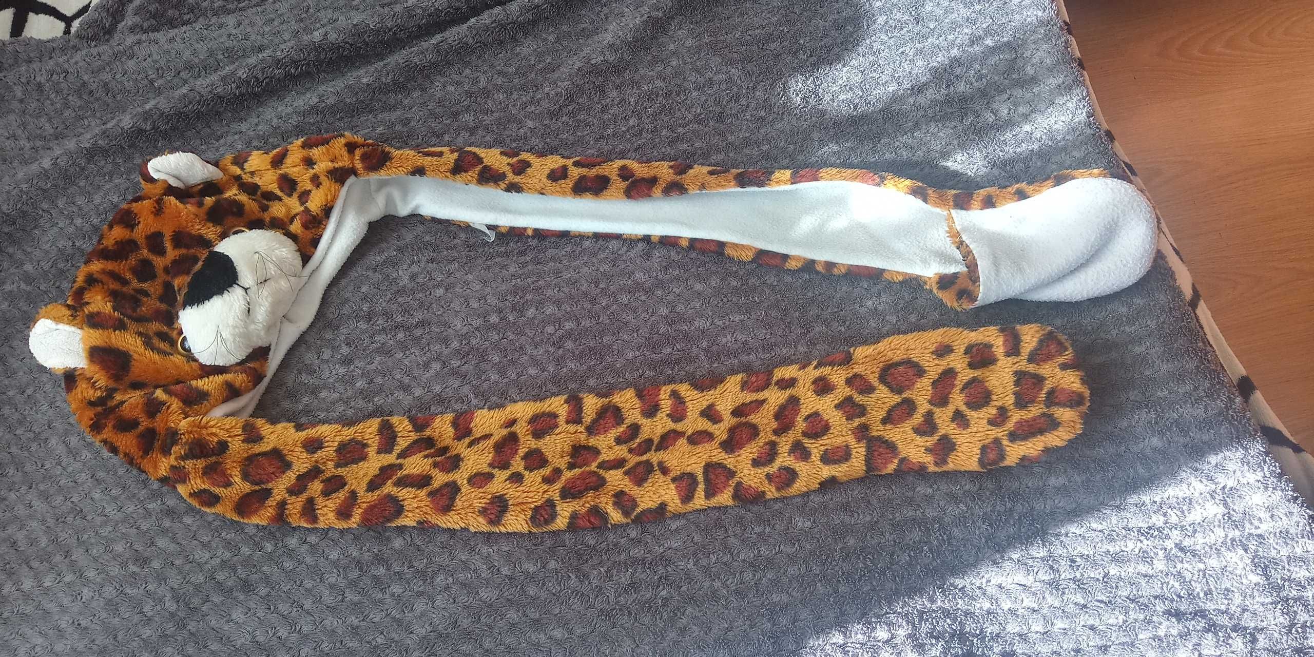 Czapka dziecięca lampart kot strój